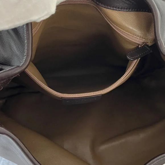 Bvlgari Brown Leather Hobo Shoulder Bag - Picture 12 of 15